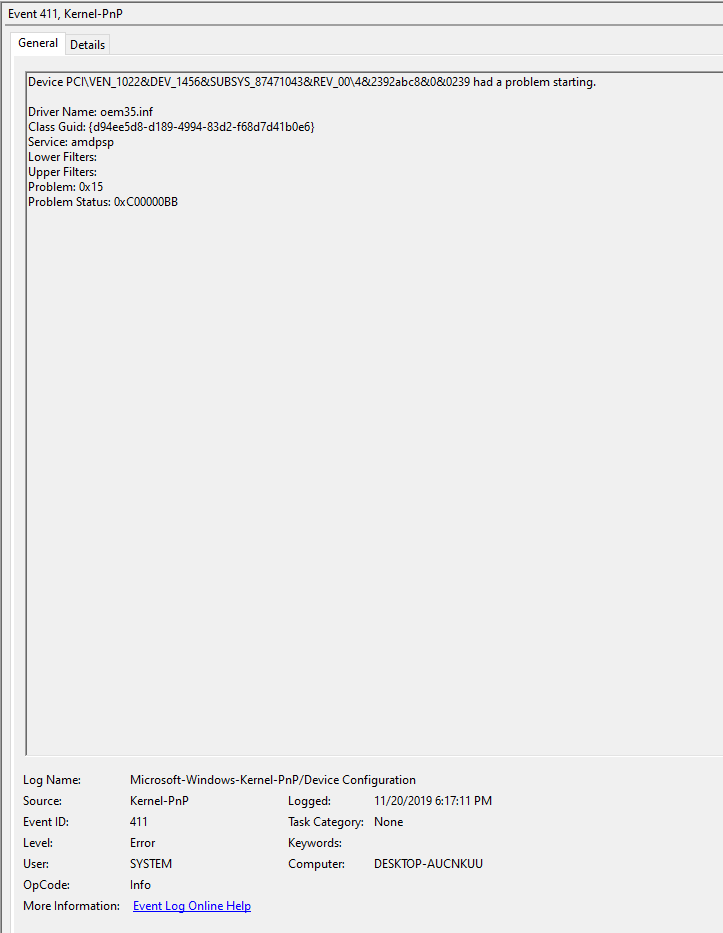 BSOD Trend with 19h1 (Win10 Pro) ff076564-efaa-4370-832b-5e0e22d8a95e?upload=true.png