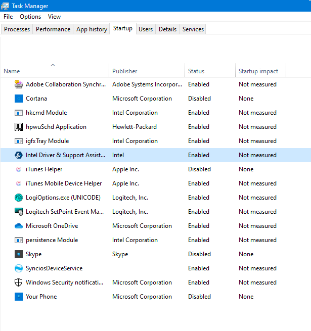 No startup impact in Task manager. ff26f8ef-bc71-4e3a-9cef-721b3f4aa030?upload=true.png