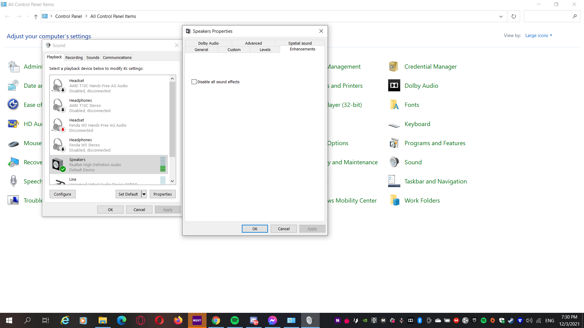 I have a problem on my sound.I have the enhancement option but there is no option which... ff6b1942-412b-4637-b959-740ec18da046?upload=true.png