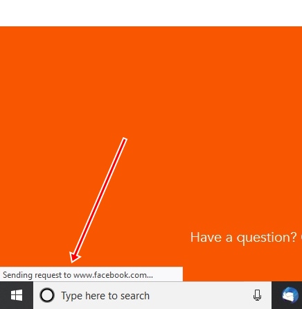 What does 'sending request to facebook.com' mean? fFVQsx1.jpg