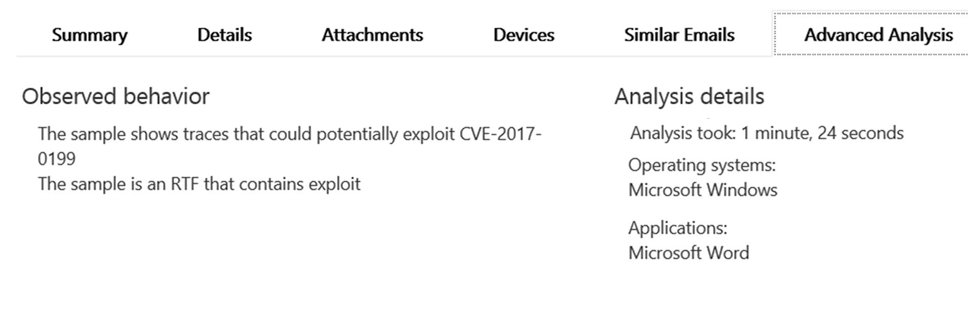 Exploit : O97M/CVE-2017-11882.BY!MTB Fig1-Block-reasons-for-the-exploit-attachment-in-Office-365-ATP-console.png