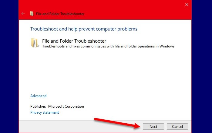 Error 0x800704C8 when copying Files, Requested operation cannot be performed file-and-folder-troubleshooter.jpg