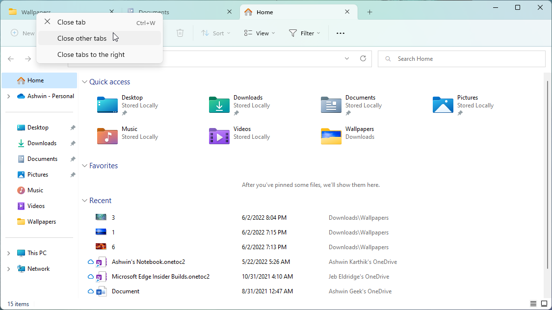 Microsoft makes File Explorer Tabs official in Windows 11 Insider Preview Build 25136 File-Explorer-Tab-bar.png