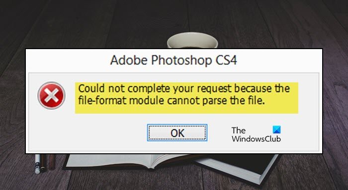 File format module cannot parse the file in Adobe Photoshop file-format-could-not-parse.jpg