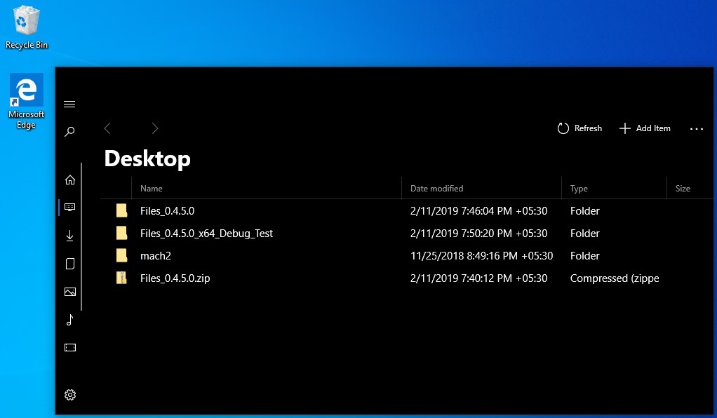 Third-party developer shows off a modern File Explorer for Windows 10 Files-UWP-dark-mode.jpg