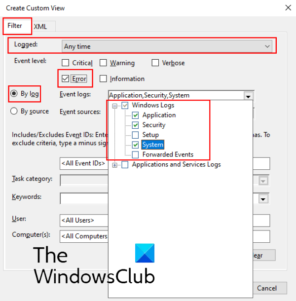 How to find and view BSOD log files in Windows 10 Event Viewer find-BSOD-log-files-WIndows-10_2.png