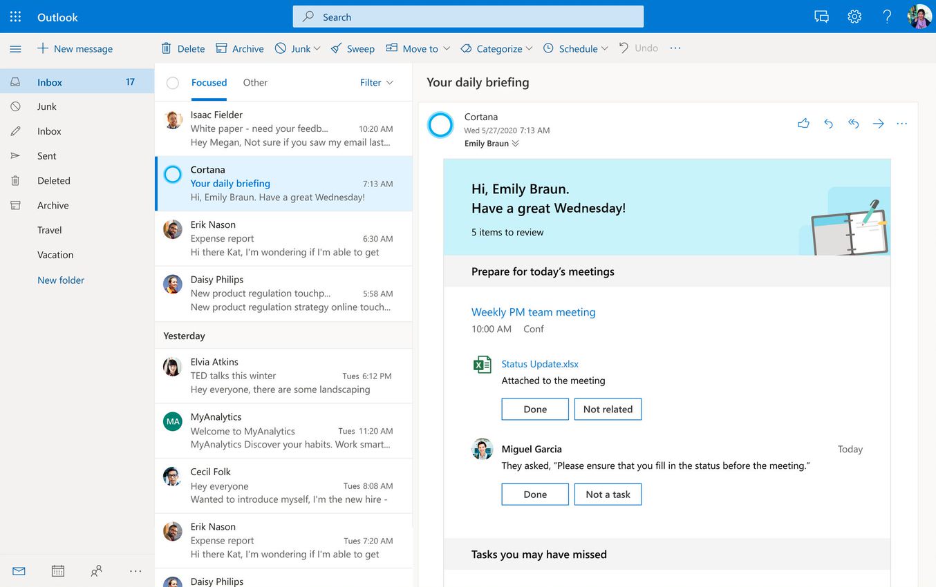 Get more control of your day with Microsoft 365 and new Outlook fing-email-contains-personalized-recommendations-and-actions-you-can-take-directly-in-your-inbox.jpg