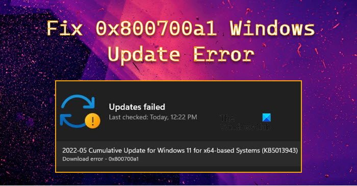 Fix 0x800700a1 Windows Update Error Fix-0x800700a1-error.jpg