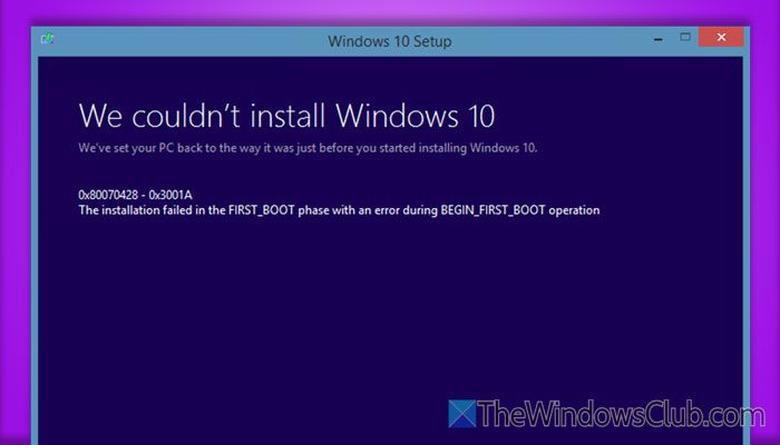 Fix 0x80070428 – 0x3001A Windows Upgrade error Fix-0x80070428-0x3001A-Windows-Upgrade-error.jpg