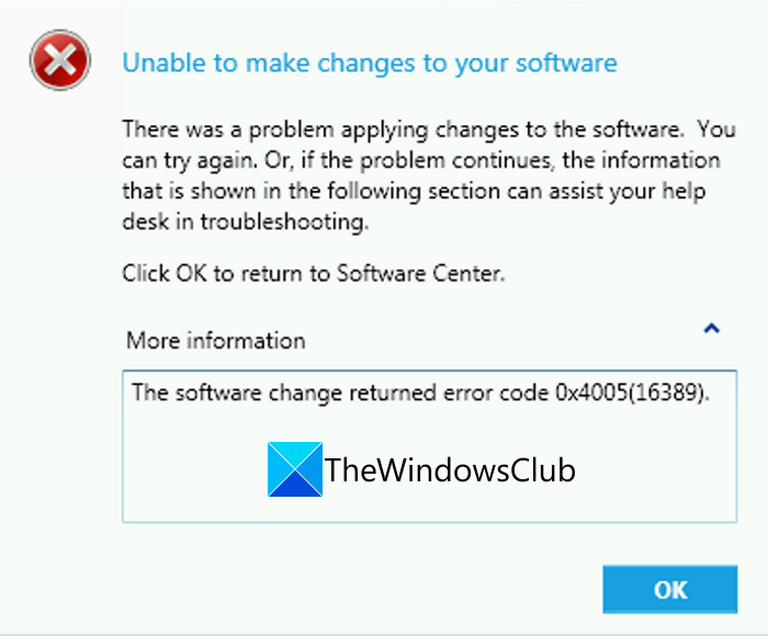Fix Error Code 0x4005(16389) when upgrading Windows fix-error-0x4005-16389-when-upgrading-windows-1.png