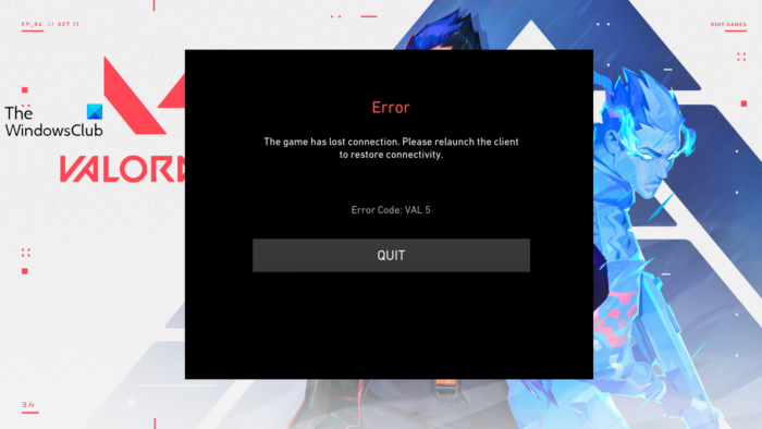 How to fix Valorant Error Code VAL 5 properly Fix-Error-Code-VAL-5-on-Valorant-e1649920931794.png
