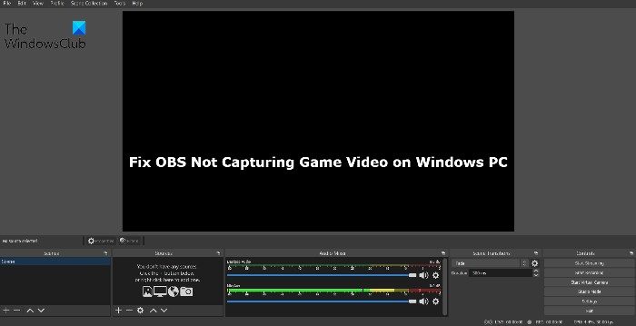 Fix OBS not capturing Game Video on Windows PC Fix-OBS-Not-Capturing-Game-Video-on-Windows-PC.jpg