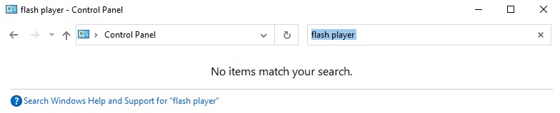 Microsoft is removing Flash legacy components from Control Panel Flash-Player-in-Control-Panel.jpg