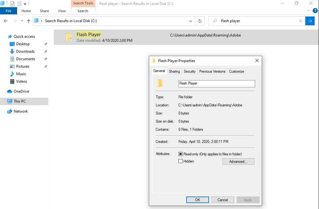 Microsoft is removing Flash legacy components from Control Panel Flash-Player-in-File-Explorer.jpg