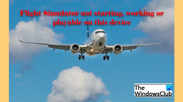 Flight Simulator not starting, working or playable on this device Flight-Simulator-not-starting.jpg