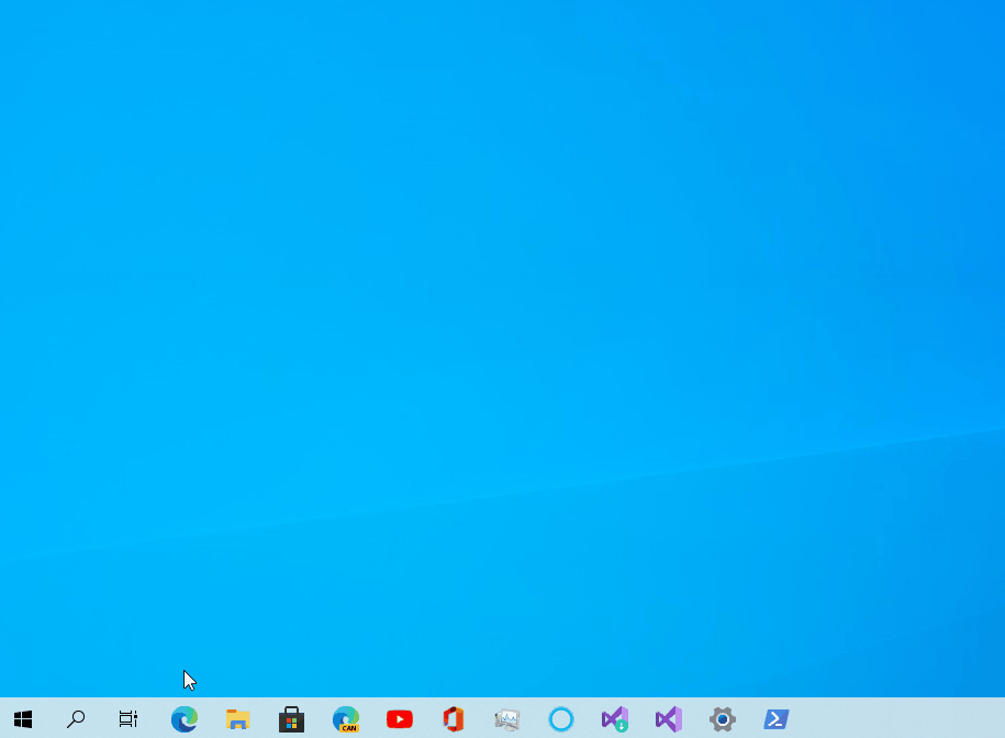 Windows 10 floating Taskbar menu design spotted in preview builds Floating-jumplist.gif