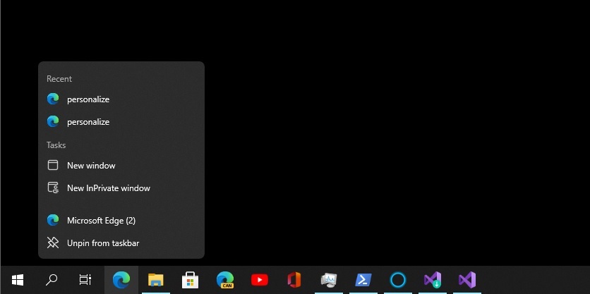 Windows 10 floating Taskbar menu design spotted in preview builds Floating-taskbar.jpg