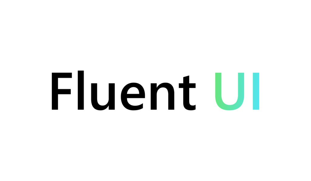 Is there any way to force turn on "Fluent Design UI" on my PC? FluentUI_wordmark_space_onwhite_lg_1x-1024x597.png