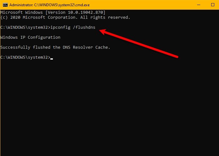 How to increase Download Speed in Google Chrome on Windows 10 flush-DNS-cmd.jpg