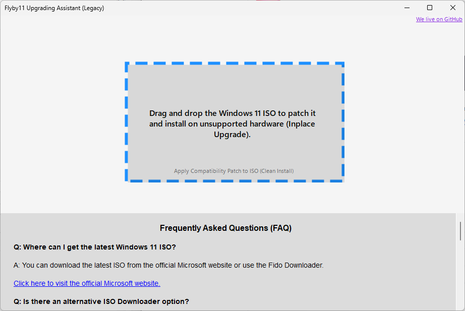 This is the simplest option to upgrade Windows 11 on unsupported hardware flyby-upgrade-windows-11-unsupported-hardware.png