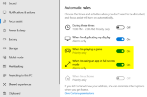 Enable notifications while playing games or watching videos in full screen mode in Windows 10 Focus-Assist-Notifications-300x198.png