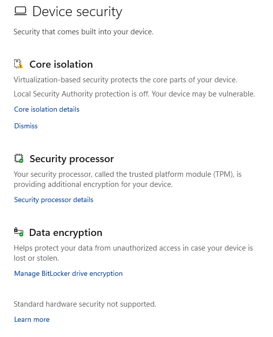 local security authority is missing from core isolation fOeYaNugHL9L51Z1o1lr4idjo2JcfD5r2ZYMa1QRX7r1g6xFLAYNu8lmC2nhogkFfIrN69nfXtYrKFHuWxGlqv%2f2RYU%3d.png