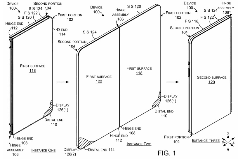 Patent shows off another dual-screen device from Microsoft Foldable-tablet-patent.jpg