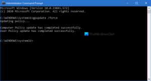 How to force Group Policy Update in Windows 10 force-Group-Policy-Update-300x162.png