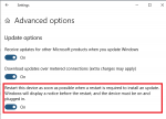 Set Windows 10 to restart immediately to install an important Updates Force-Start-Windows-10-important-updates-150x108.png