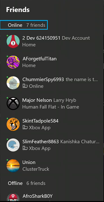 May 2019 Xbox OS System Update Released Friends-List-1.png
