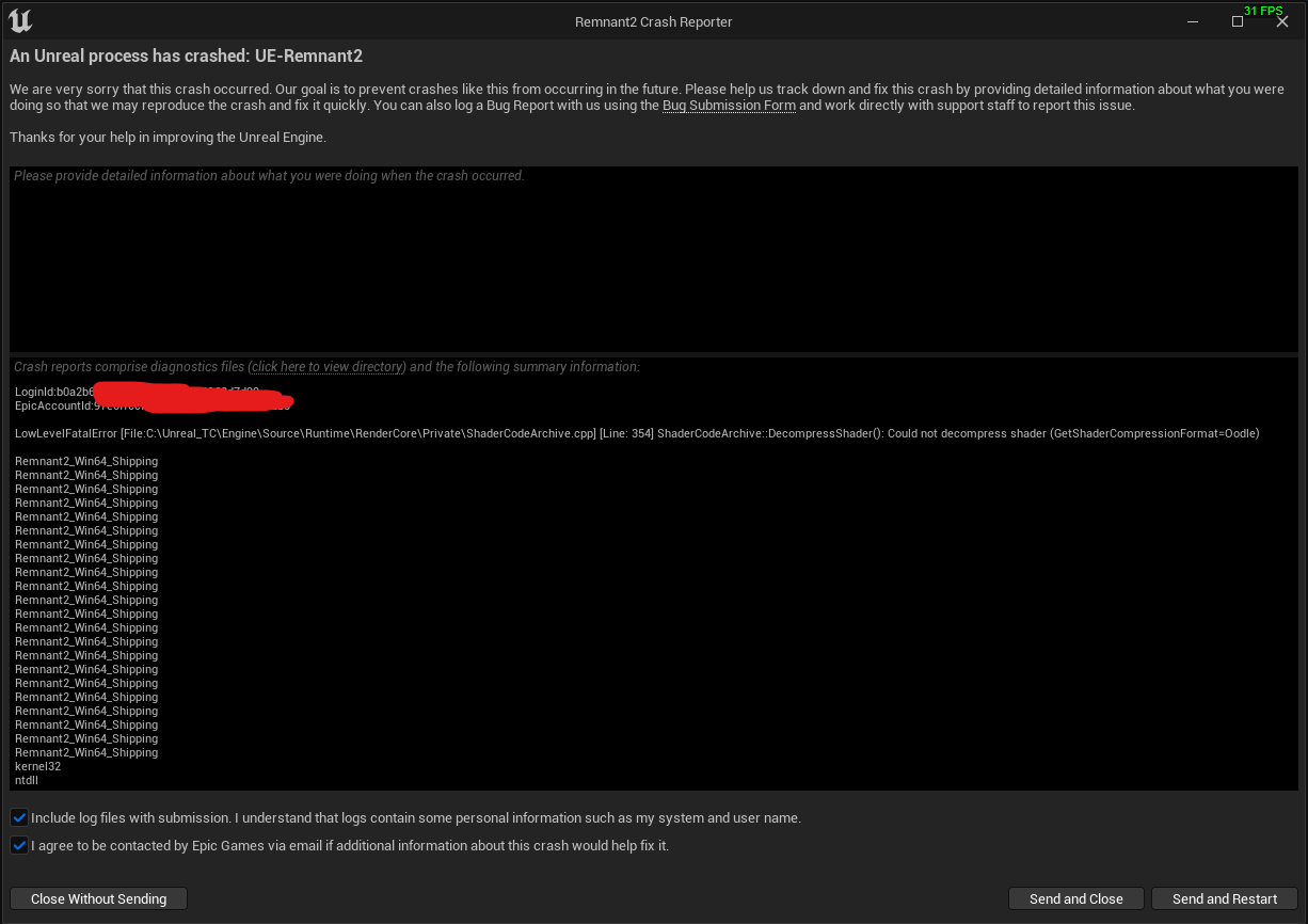 Unreal Engine game crash with kernel32 and ntdll crash message fUzARaduyDhetaZqL%2bVRenf0Ep9nTsimQyUixd3yqJR8CMHmukj%2fVDZRov%2bvFy5VoKsSu71GmRP2KgzmZrOfaWk%3d.png
