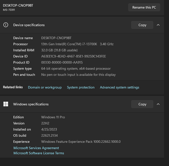 I built a new pc with a mag z790 tomahawks wifi motherboard and I installed windows but me... g3oshsGh2WWhgmv1gweo%2bsuNevMGUj5ylG%2f3G5f60dyFMTtR8vxBfIrURTXY4NOso5KTLzWTyFi0W3is2t4nyqUg4%3d.png