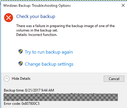 hcsshim::PrepareLayer - failed failed in Win32: Incorrect function. 0x1 g54mz.png