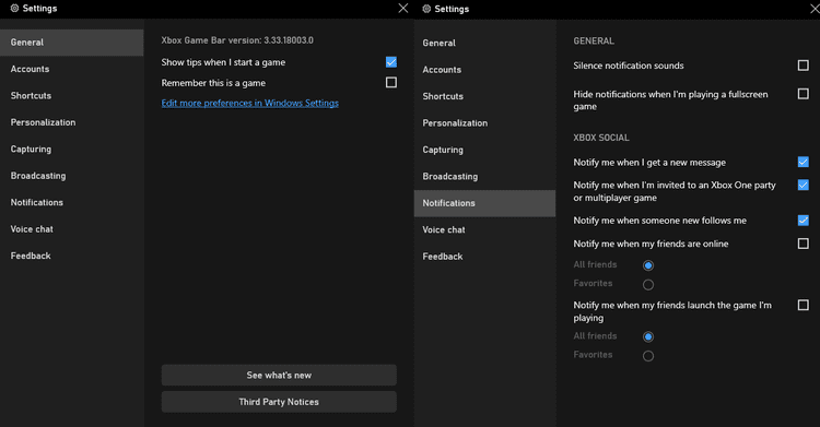 Disable Windows 10 Game Bar tips and notifications game-bar-windows-10-notification-settings.png