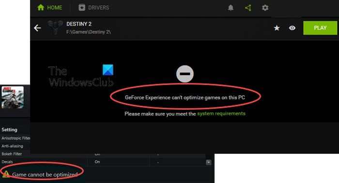 GeForce Experience cannot optimize Games on Windows PC Game-cannot-be-optimized-in-GeForce-Experience-1.jpg