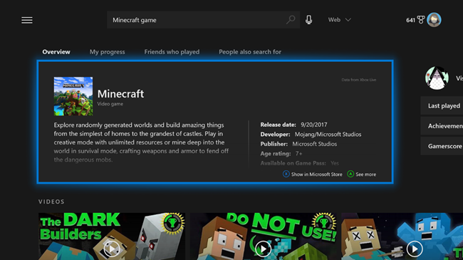 Announcing the Microsoft Bing app on Xbox Game-information-on-Microsoft-Bing-Xbox-app.png.png