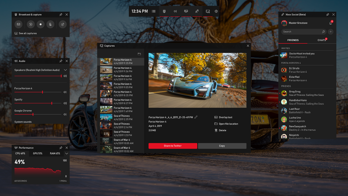 Spotify, Chat, and more coming to Game Bar on Windows 10 GameGame.png
