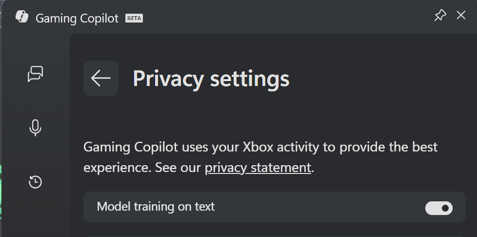 Report: Gaming Copilot AI is being trained by watching you play games, and it is on by default gaming-copilot-beta.png