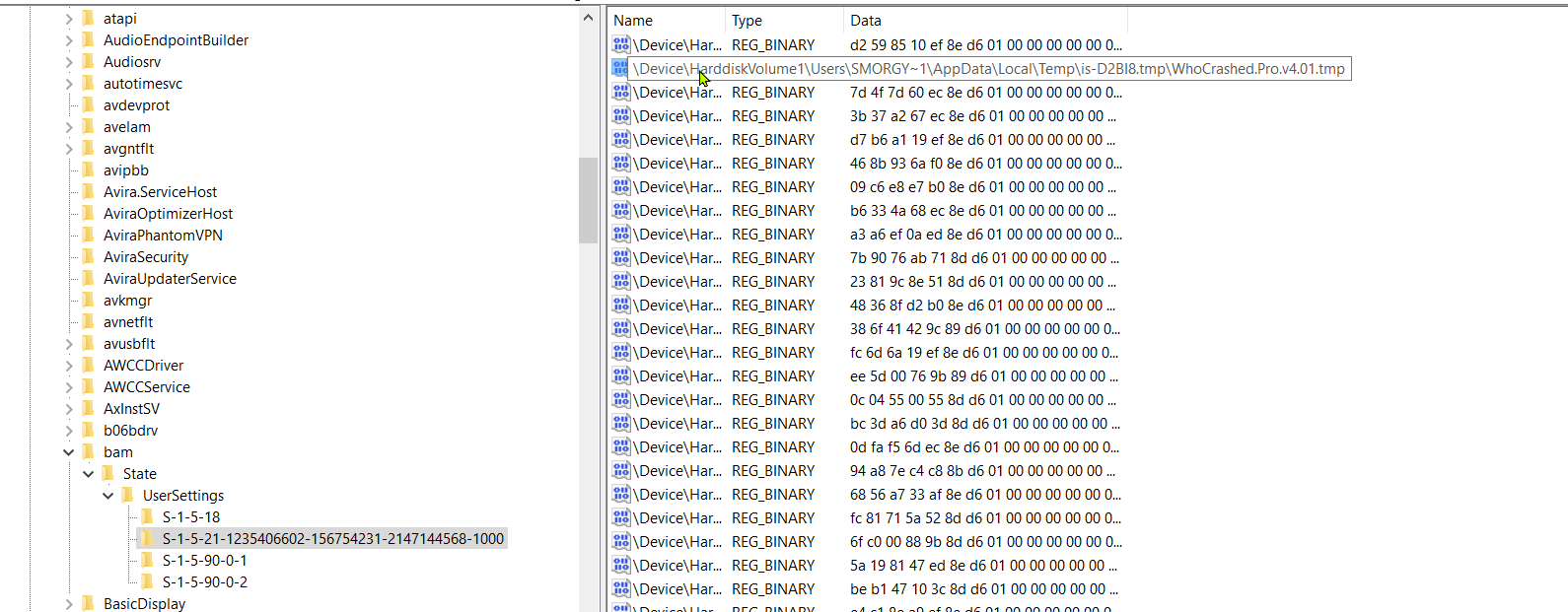 Cannot fix an error which prevents me from running Whocrashed gBZa2md.png