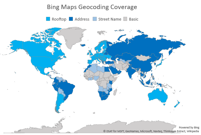 Bing Maps gets Real Time Updates, Trip Frequency, and Alternate Routes GeocodeCoverage.png
