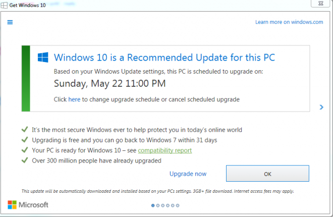 Better check your Windows 7 PC for Get Windows 10 (GWX) traces get-windows-10-schedule-660x430.png