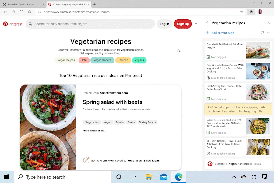 What is new in Microsoft 365 and Microsoft Teams in August 2020 GIF-7_Edge-Improve-Readibility.gif