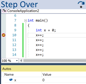 Visual Studio Preview Features page has a new look Gif-showing-Step-Over-and-Step-Backward.gif