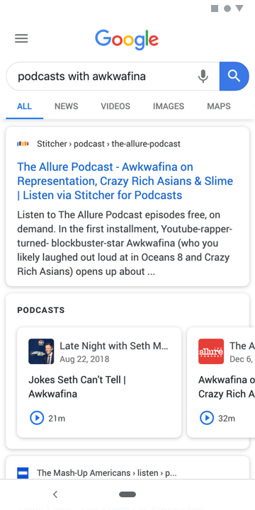 Google introduces new Google Podcasts Manager tool GIF_awkwafina_podcasts.gif