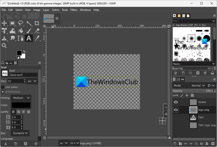 How to create animated banners in Windows 11/10? gimp-create-animated-banners-windows.png