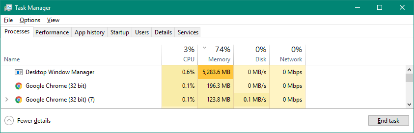 dwm using 5 gb of memory GKae5.png