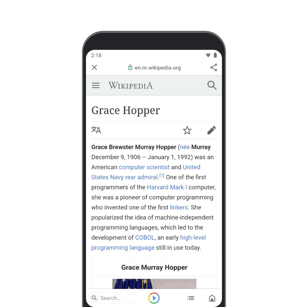 Google Go app comes to Android everywhere global_launch__Karaoke_GraceHopper_Short.gif