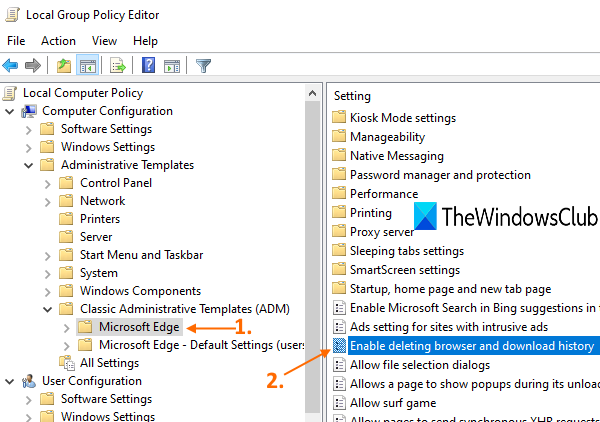 Prevent deleting browser history and download history in Microsoft Edge go-to-Microsoft-Edge-folder.png