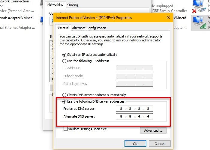 How to increase Download Speed in Google Chrome on Windows 10 Google-DNS.jpg