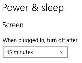 My laptop screen turns off after 5 minute so how to increase screen turn off time gpria.png